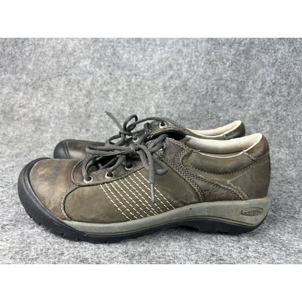 Keen Presidio Oxford Shoes Mens 10.5 Brown Leather Lace Up 1007717